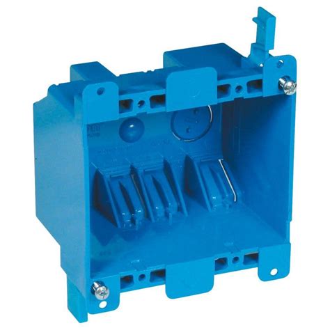 electrical 2 gang handy box|shallow double gang electrical box.